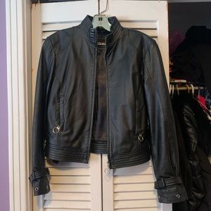 Xntrik genuine leather black jacket